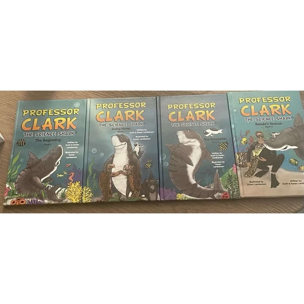 Professor Clark The Science Shark Book Series By Scott And Karen Lamberson
